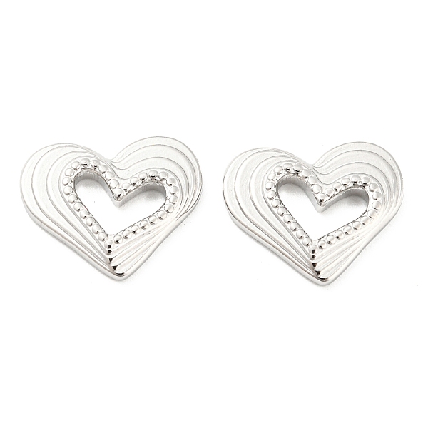 PandaHall 304 Stainless Steel Cabochons, Heart, Stainless Steel Color, 15x18x2.5mm 304 Stainless Steel Heart
PandaHall 304 Stainless Steel Cabochons, Heart, Stainless Steel Color, 15x18x2.5mm 304 Stainless Steel Heart
