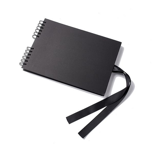 PandaHall Cardboard DIY Scrapbooking Photo Album Memory Book, Black paper Handmade Pasted Photo Album, with Ribbon, Black, 29.8x21.1cm, 40...
PandaHall Cardboard DIY Scrapbooking Photo Album Memory Book, Black paper Handmade Pasted Photo Album, with Ribbon, Black, 29.8x21.1cm, 40...