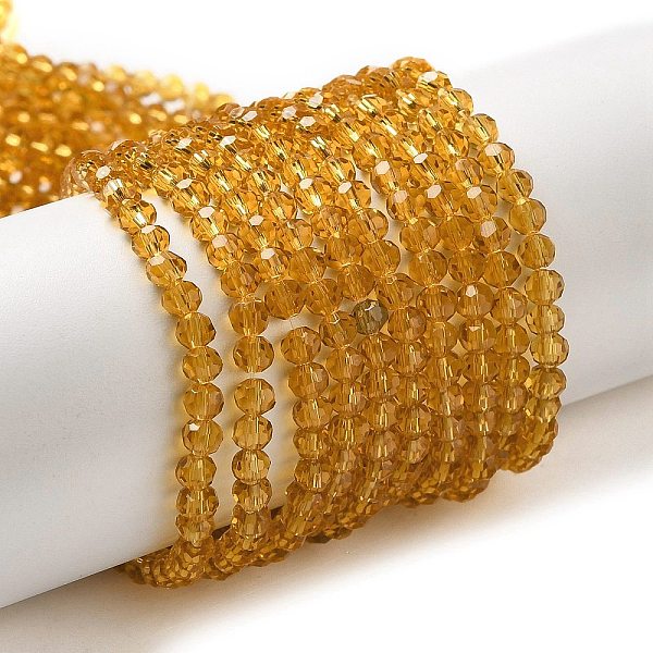 PandaHall Transparent Glass Beads Strands, Faceted(32 Facets), Round, Sandy Brown, 3~3.5mm, Hole: 0.6mm, about 163~166pcs/strand, 50~51cm...
PandaHall Transparent Glass Beads Strands, Faceted(32 Facets), Round, Sandy Brown, 3~3.5mm, Hole: 0.6mm, about 163~166pcs/strand, 50~51cm...