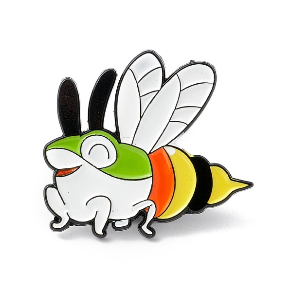 PandaHall Bee Enamel Pin, Cartoon Alloy Brooch for Backpack Clothes, Electrophoresis Black, Colorful, 27x30x1.5mm Alloy+Enamel
PandaHall Bee Enamel Pin, Cartoon Alloy Brooch for Backpack Clothes, Electrophoresis Black, Colorful, 27x30x1.5mm Alloy+Enamel