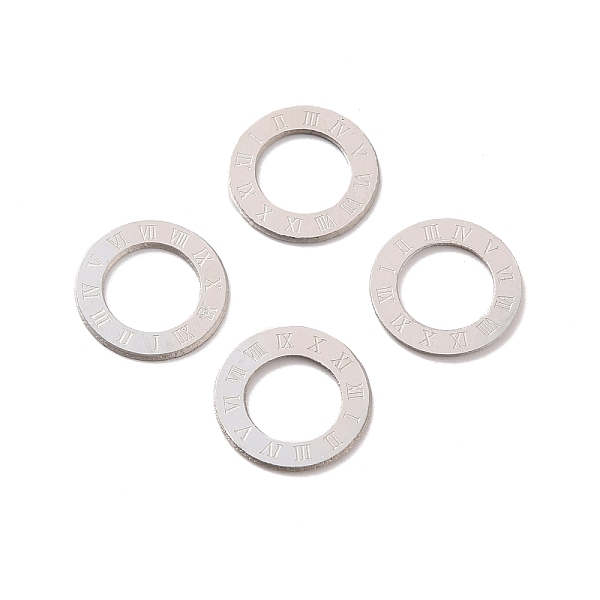 PandaHall 304 Stainless Steel Linking Rings, Ring with Roman Numerals 1~12, Stainless Steel Color, 12x0.5mm, Hole: 7mm 304 Stainless Steel...
PandaHall 304 Stainless Steel Linking Rings, Ring with Roman Numerals 1~12, Stainless Steel Color, 12x0.5mm, Hole: 7mm 304 Stainless Steel...