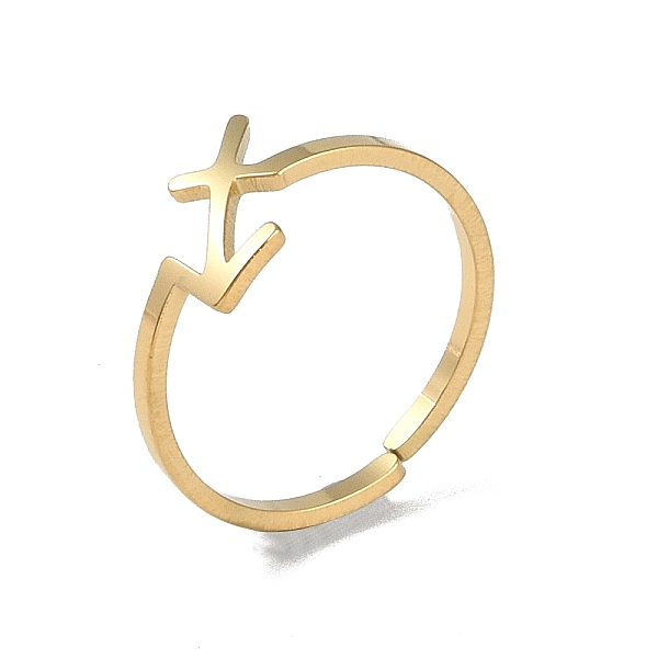 PandaHall Real 18K Gold Plated 304 Stainless Steel Adjustable Finger Ring, Constellations Open Cuff Rings for Women, Sagittarius, Adjustable...
PandaHall Real 18K Gold Plated 304 Stainless Steel Adjustable Finger Ring, Constellations Open Cuff Rings for Women, Sagittarius, Adjustable...