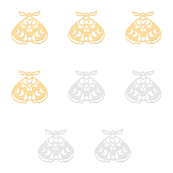 PandaHall DICOSMETIC 8Pcs 2 Colors Ion Plating(IP) 201 Stainless Steel Pendants, Laser Cut, Beetle, Golden & Stainless Steel Color...
PandaHall DICOSMETIC 8Pcs 2 Colors Ion Plating(IP) 201 Stainless Steel Pendants, Laser Cut, Beetle, Golden & Stainless Steel Color...