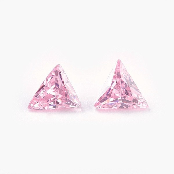 PandaHall Cubic Zirconia Pointed Back Cabochons, Triangle, Faceted, Pearl Pink, 5x6x3mm Cubic Zirconia Triangle Pink
PandaHall Cubic Zirconia Pointed Back Cabochons, Triangle, Faceted, Pearl Pink, 5x6x3mm Cubic Zirconia Triangle Pink