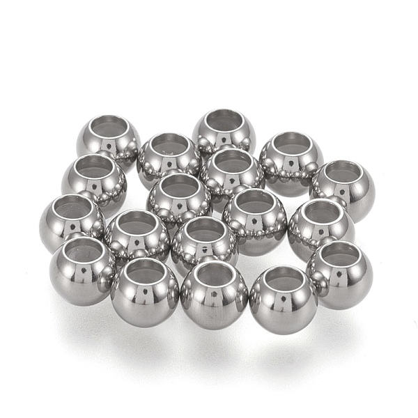 PandaHall 202 Stainless Steel Beads, with Rubber Inside, Slider Beads, Stopper Beads, Stainless Steel Color, 5x4mm, Hole: 2.3mm Stainless...
PandaHall 202 Stainless Steel Beads, with Rubber Inside, Slider Beads, Stopper Beads, Stainless Steel Color, 5x4mm, Hole: 2.3mm Stainless...