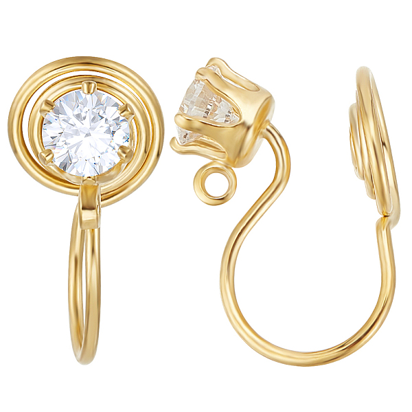 PandaHall Beebeecraft 1 Box 20Pcs Vortex Clip-on Earring Findings 18K Gold Plated Brass Cubic Zirconia Clip-on Non-Pierced Earring...
PandaHall Beebeecraft 1 Box 20Pcs Vortex Clip-on Earring Findings 18K Gold Plated Brass Cubic Zirconia Clip-on Non-Pierced Earring...