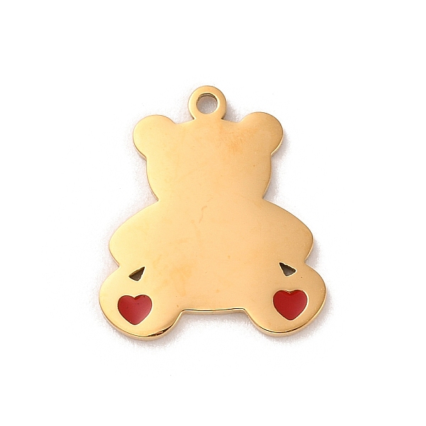 PandaHall 304 Stainless Steel Pendants, with Enamel, Bear with Heart Charm, Golden, 18x16x1.5mm, Hole: 1.4mm Stainless Steel+Enamel Bear..., Gold
PandaHall 304 Stainless Steel Pendants, with Enamel, Bear with Heart Charm, Golden, 18x16x1.5mm, Hole: 1.4mm Stainless Steel+Enamel Bear..., Gold