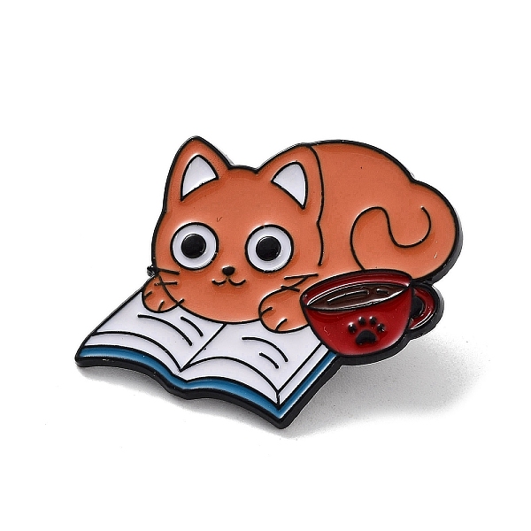PandaHall Bookish Cat Shape Alloy Enamel Pin Brooches, for Backpack Clothes, Orange, 25.5x32x1.4mm Alloy+Enamel Cat Shape Orange
PandaHall Bookish Cat Shape Alloy Enamel Pin Brooches, for Backpack Clothes, Orange, 25.5x32x1.4mm Alloy+Enamel Cat Shape Orange
