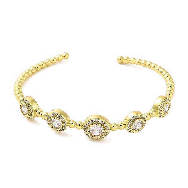 PandaHall Brass Micro Pave Clear Cubic Zirconia Cuff Bangles, Long-Lasting Plated, Cadmium Free & Lead Free, Real 18K Gold Plated, Inner...
PandaHall Brass Micro Pave Clear Cubic Zirconia Cuff Bangles, Long-Lasting Plated, Cadmium Free & Lead Free, Real 18K Gold Plated, Inner...