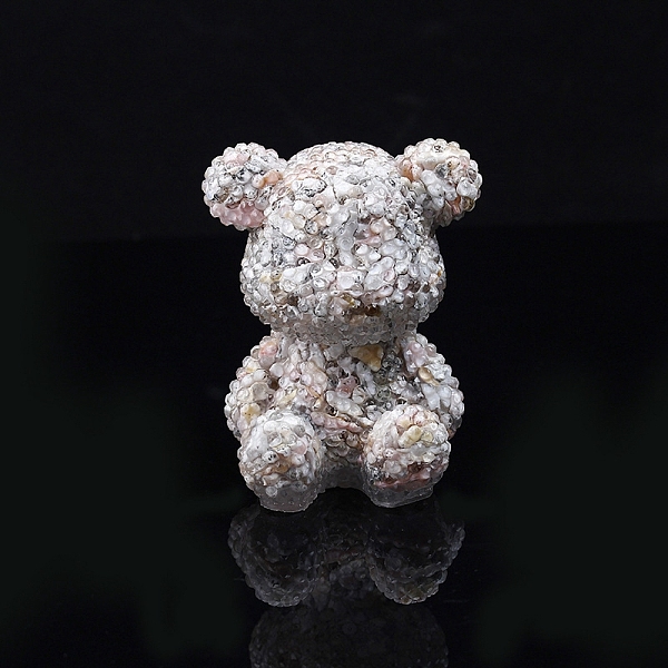 PandaHall Resin Bear Display Decoration, with Shell Chips inside Statues for Home Office Decorations, Rosy Brown, 70x65x90mm Resin Bear
PandaHall Resin Bear Display Decoration, with Shell Chips inside Statues for Home Office Decorations, Rosy Brown, 70x65x90mm Resin Bear
