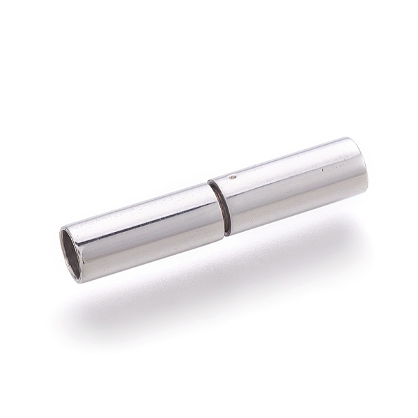 PandaHall 304 Stainless Steel Bayonet Clasps, Tube, Stainless Steel Color, 20x4mm, Hole: 3mm 304 Stainless Steel
PandaHall 304 Stainless Steel Bayonet Clasps, Tube, Stainless Steel Color, 20x4mm, Hole: 3mm 304 Stainless Steel