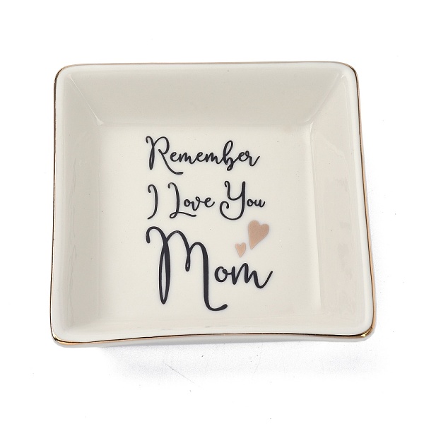 PandaHall Porcelain Jewelry Holder Tray, Cosmetics Jewelry Rings, Necklaces, Earrings Organizer, Rectangle, Word, 102x101x25mm, Inner...
PandaHall Porcelain Jewelry Holder Tray, Cosmetics Jewelry Rings, Necklaces, Earrings Organizer, Rectangle, Word, 102x101x25mm, Inner...