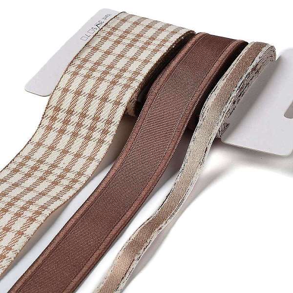 PandaHall 9 Yards 3 Styles Tartan Print Polyester Ribbon, for DIY Handmade Craft, Hair Bowknots and Gift Decoration, Sienna, 3/8~1-5/8 inch..., Brown
PandaHall 9 Yards 3 Styles Tartan Print Polyester Ribbon, for DIY Handmade Craft, Hair Bowknots and Gift Decoration, Sienna, 3/8~1-5/8 inch..., Brown