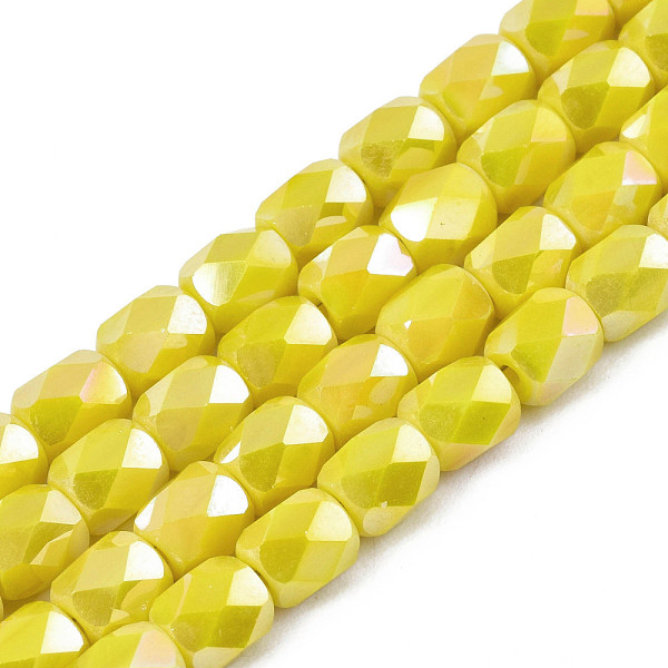 PandaHall Electroplate Glass Beads Strands, AB Color Plated, Faceted, Column, Yellow, 5.5x5mm, Hole: 1.2mm, about 99pcs/strand, 21.85 inch...
PandaHall Electroplate Glass Beads Strands, AB Color Plated, Faceted, Column, Yellow, 5.5x5mm, Hole: 1.2mm, about 99pcs/strand, 21.85 inch...