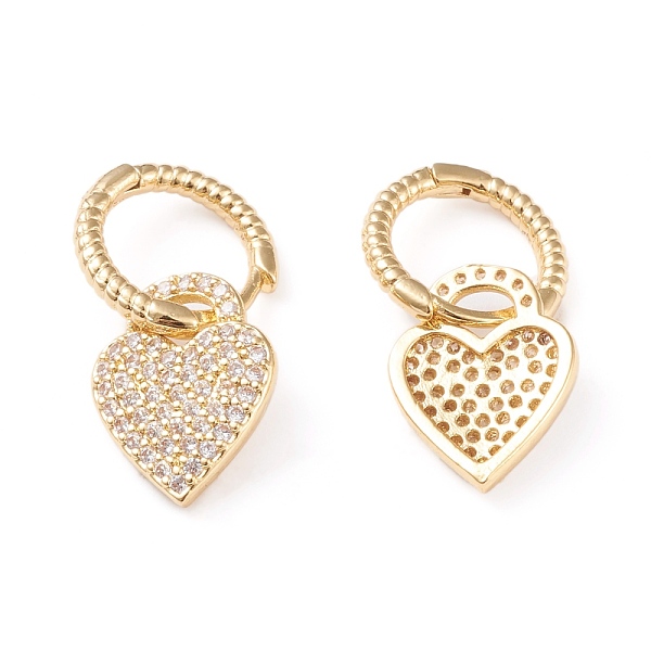 PandaHall Brass Micro Pave Clear Cubic Zirconia Huggie Hoop Earrings, Long-Lasting Plated, Heart, Golden, 24mm, Pin: 1mm Brass Heart Clear
PandaHall Brass Micro Pave Clear Cubic Zirconia Huggie Hoop Earrings, Long-Lasting Plated, Heart, Golden, 24mm, Pin: 1mm Brass Heart Clear