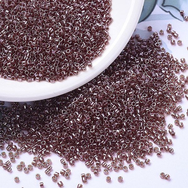 PandaHall MIYUKI Delica Beads, Cylinder, Japanese Seed Beads, 11/0, (DB1222) Transparent Dark Cranberry Luster, 1.3x1.6mm, Hole: 0.8mm..., Purple
PandaHall MIYUKI Delica Beads, Cylinder, Japanese Seed Beads, 11/0, (DB1222) Transparent Dark Cranberry Luster, 1.3x1.6mm, Hole: 0.8mm..., Purple