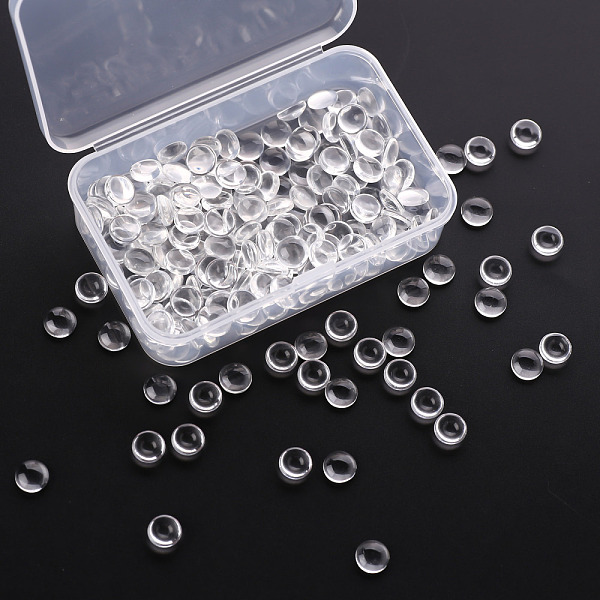PandaHall 200Pcs Transparent Glass Cabochons, Clear Dome Cabochon for Cameo Photo Pendant Jewelry Making, Clear, 7.5~8x3mm Glass Flat Round...
PandaHall 200Pcs Transparent Glass Cabochons, Clear Dome Cabochon for Cameo Photo Pendant Jewelry Making, Clear, 7.5~8x3mm Glass Flat Round...