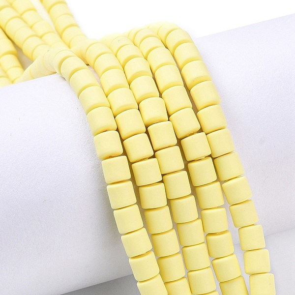PandaHall Handmade Polymer Clay Bead Strands, Column, Light Yellow, 6.5x6mm, Hole: 1.2mm, about 61pcs/strand, 15.75 inch(40cm) Polymer Clay...
PandaHall Handmade Polymer Clay Bead Strands, Column, Light Yellow, 6.5x6mm, Hole: 1.2mm, about 61pcs/strand, 15.75 inch(40cm) Polymer Clay...