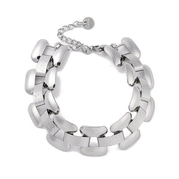 PandaHall 304 Stainless Steel Panther Chain Bracelets for Women Men, Stainless Steel Color, 6-3/8 inch(16.1cm) 304 Stainless Steel
PandaHall 304 Stainless Steel Panther Chain Bracelets for Women Men, Stainless Steel Color, 6-3/8 inch(16.1cm) 304 Stainless Steel