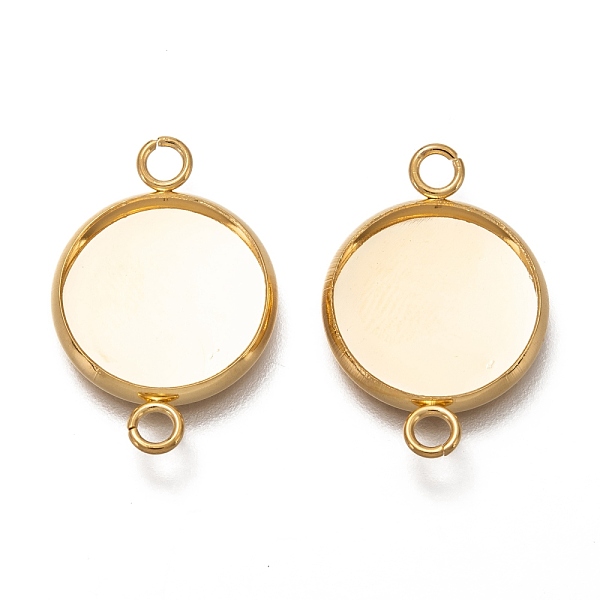 PandaHall 304 Stainless Steel Cabochon Connector Settings, Plain Edge Bezel Cups, Flat Round, Real 18K Gold Plated, Tray: 14mm, 23.5x16x2mm...
PandaHall 304 Stainless Steel Cabochon Connector Settings, Plain Edge Bezel Cups, Flat Round, Real 18K Gold Plated, Tray: 14mm, 23.5x16x2mm...