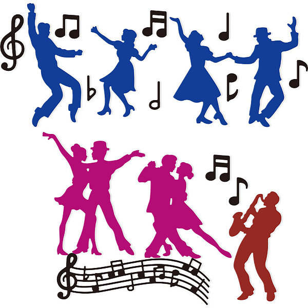 PandaHall 6 Styles Music Jazz Dance Cutting Dies Card Making Dancer Musical Notes Die Cut Carbon Steel Die Cuts Stencils Card Scrapbooking...
PandaHall 6 Styles Music Jazz Dance Cutting Dies Card Making Dancer Musical Notes Die Cut Carbon Steel Die Cuts Stencils Card Scrapbooking...