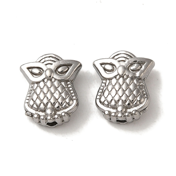 PandaHall 304 Stainless Steel Beads, Owl, Stainless Steel Color, 11x9.5x4mm, Hole: 1.4mm 304 Stainless Steel Owl
PandaHall 304 Stainless Steel Beads, Owl, Stainless Steel Color, 11x9.5x4mm, Hole: 1.4mm 304 Stainless Steel Owl