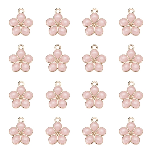 PandaHall Light Gold Plated Alloy Enamel Pendants, Flower, PeachPuff, 17x14.5x1.5mm, Hole: 1.6mm Alloy+Enamel Flower Brown
PandaHall Light Gold Plated Alloy Enamel Pendants, Flower, PeachPuff, 17x14.5x1.5mm, Hole: 1.6mm Alloy+Enamel Flower Brown