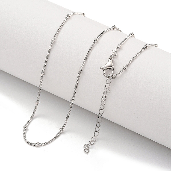 PandaHall Round Brass Curb Chain Necklaces for Women, Platinum, 18.03 inch(458mm) Brass Round
PandaHall Round Brass Curb Chain Necklaces for Women, Platinum, 18.03 inch(458mm) Brass Round