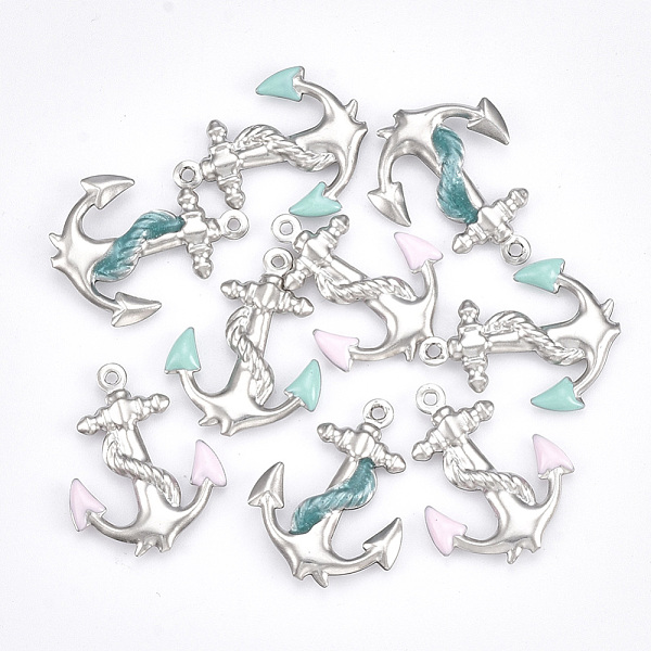 PandaHall 304 Stainless Steel Pendants, with Enamel, Anchor, Mixed Color, Stainless Steel Color, 23.5x18.5x3mm, Hole: 1mm Stainless..., Multicolor
PandaHall 304 Stainless Steel Pendants, with Enamel, Anchor, Mixed Color, Stainless Steel Color, 23.5x18.5x3mm, Hole: 1mm Stainless..., Multicolor