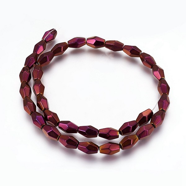 PandaHall Electroplated Non-magnetic Synthetic Hematite Beads Strands, Polish, Rice, Purple Plated, 12x7.5mm, Hole: 1.2mm, about...
PandaHall Electroplated Non-magnetic Synthetic Hematite Beads Strands, Polish, Rice, Purple Plated, 12x7.5mm, Hole: 1.2mm, about...
