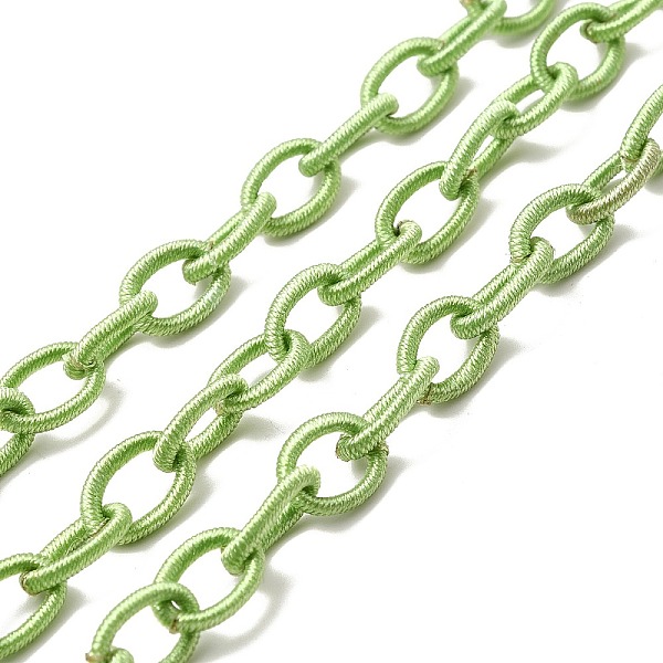 PandaHall Handmade Nylon Cable Chains Loop, Oval, Light Green, 8~9x11~13x2mm, about 85cm/strand, 33.5 inch Nylon Green
PandaHall Handmade Nylon Cable Chains Loop, Oval, Light Green, 8~9x11~13x2mm, about 85cm/strand, 33.5 inch Nylon Green