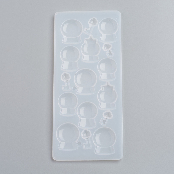 PandaHall Silicone Molds, Resin Casting Molds, For UV Resin, Epoxy Resin Jewelry Making, Crystal Ball, White, 175x75x5mm, Inner Size...
PandaHall Silicone Molds, Resin Casting Molds, For UV Resin, Epoxy Resin Jewelry Making, Crystal Ball, White, 175x75x5mm, Inner Size...