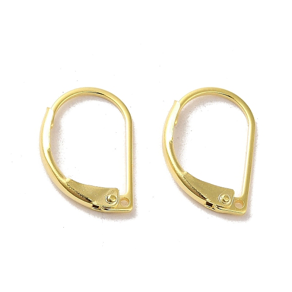 PandaHall Brass Leverback Earring Findings, Real 24K Gold Plated, 15x10x2mm, Hole: 0.8mm, Pin: 10x2mm Brass
PandaHall Brass Leverback Earring Findings, Real 24K Gold Plated, 15x10x2mm, Hole: 0.8mm, Pin: 10x2mm Brass