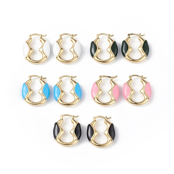 PandaHall Real 18K Gold Plated Brass Hoop Earrings for Women, with Enamel, Long-Lasting Plated, Lead Free & Cadmium Free, Mixed Color..., Multicolor
PandaHall Real 18K Gold Plated Brass Hoop Earrings for Women, with Enamel, Long-Lasting Plated, Lead Free & Cadmium Free, Mixed Color..., Multicolor