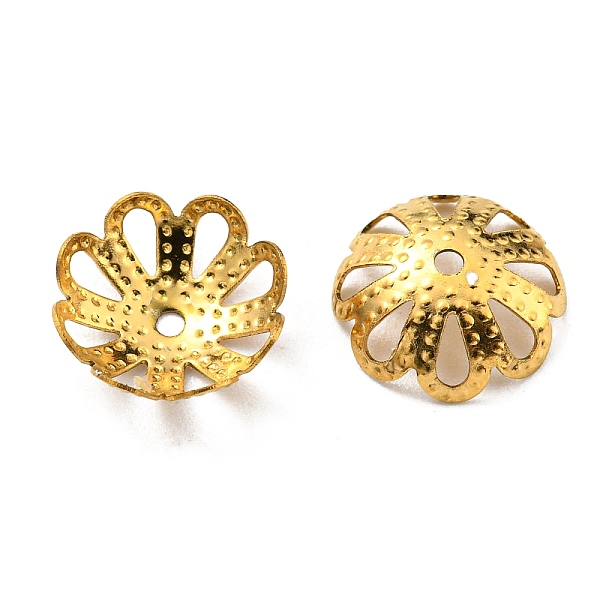 PandaHall 304 Stainless Steel Bead Caps, Multi-Petal, Flower, Real 18K Gold Plated, 9.5x3mm, Hole: 1mm 304 Stainless Steel
PandaHall 304 Stainless Steel Bead Caps, Multi-Petal, Flower, Real 18K Gold Plated, 9.5x3mm, Hole: 1mm 304 Stainless Steel