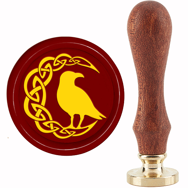 PandaHall Brass Wax Seal Stamp with Handle, for DIY Scrapbooking, Raven Pattern, 89x30mm Brass Raven
PandaHall Brass Wax Seal Stamp with Handle, for DIY Scrapbooking, Raven Pattern, 89x30mm Brass Raven