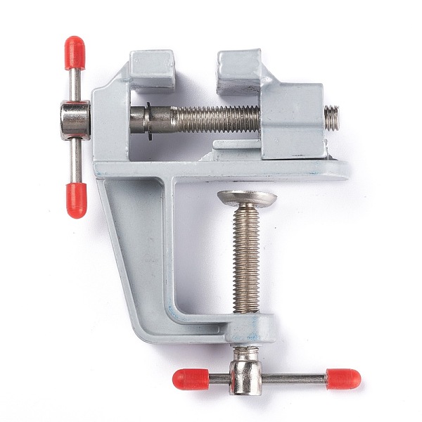 PandaHall Aluminum Alloy Mini Table Bench Vise, Miniature Clamp Mini Tool, Gray, 8.2x8.6x3.6cm Aluminum Alloy Gray
PandaHall Aluminum Alloy Mini Table Bench Vise, Miniature Clamp Mini Tool, Gray, 8.2x8.6x3.6cm Aluminum Alloy Gray