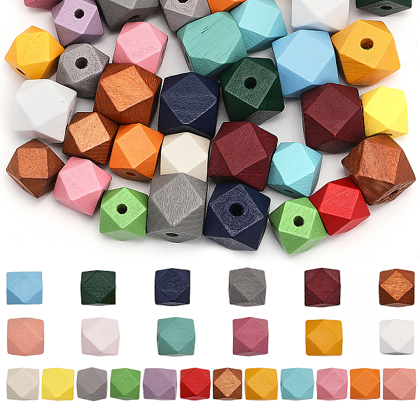 PandaHall CHGCRAFT 48Pcs 24 Styles Spray Painted Natural Wood Beads, Faceted Octagon Beads, Mixed Color, 15~20x16~20x15.5~20.5mm, Hole..., Multicolor
PandaHall CHGCRAFT 48Pcs 24 Styles Spray Painted Natural Wood Beads, Faceted Octagon Beads, Mixed Color, 15~20x16~20x15.5~20.5mm, Hole..., Multicolor