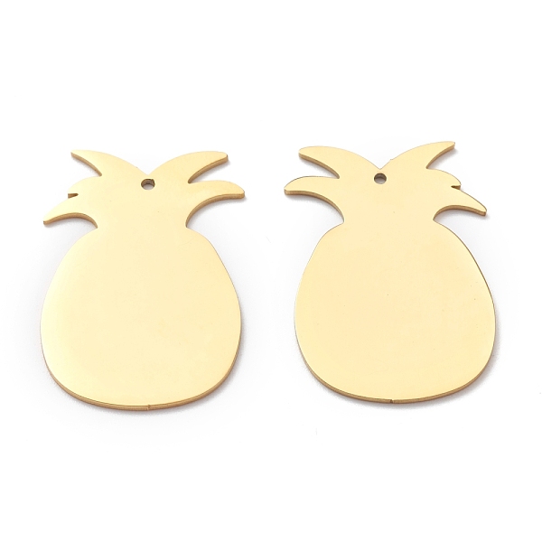 PandaHall 304 Stainless Steel Pendants, Stamping Blank Tag, Pineapple, Golden, 34x22x1mm, Hole: 1.2mm 304 Stainless Steel Fruit
PandaHall 304 Stainless Steel Pendants, Stamping Blank Tag, Pineapple, Golden, 34x22x1mm, Hole: 1.2mm 304 Stainless Steel Fruit