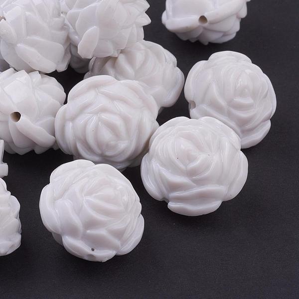 PandaHall Opaque Acrylic Beads, Flower, White, about 24mm long, 24mm wide, 20mm thick, Hole: 2mm, about 99pcs/500g Acrylic Flower White
PandaHall Opaque Acrylic Beads, Flower, White, about 24mm long, 24mm wide, 20mm thick, Hole: 2mm, about 99pcs/500g Acrylic Flower White