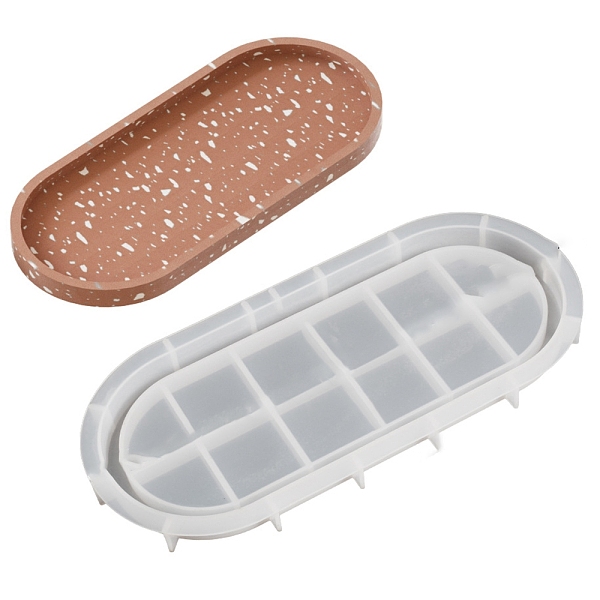 PandaHall DIY Oval Storage Tray Silicone Molds, Resin Casting Molds, For UV Resin, Epoxy Resin Craft Making, White, 251x116x18mm Silicone...
PandaHall DIY Oval Storage Tray Silicone Molds, Resin Casting Molds, For UV Resin, Epoxy Resin Craft Making, White, 251x116x18mm Silicone...
