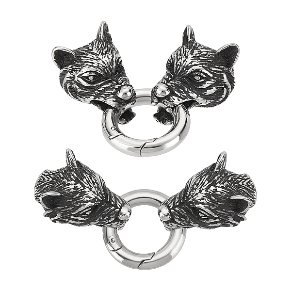 PandaHall Unicraftale 2 Sets 316 Surgical Stainless Steel Spring Gate Rings, O Rings, with Cord Ends, For Leather Cord Bracelets Making...
PandaHall Unicraftale 2 Sets 316 Surgical Stainless Steel Spring Gate Rings, O Rings, with Cord Ends, For Leather Cord Bracelets Making...