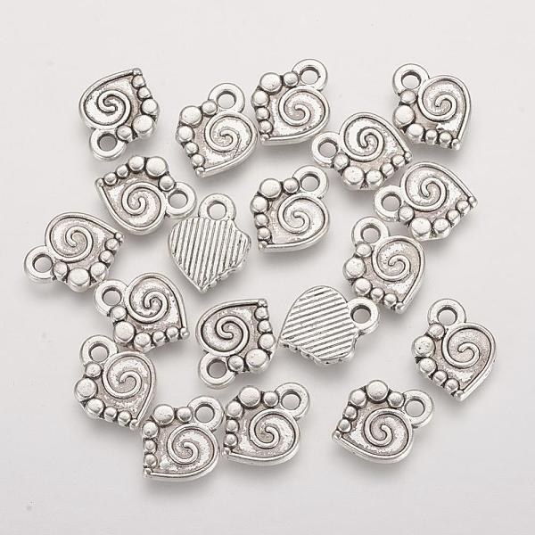 PandaHall Alloy Pendants, Cadmium Free & Lead Free, Heart, Antique Silver, 13x10x2mm, Hole: 2mm Alloy Heart
PandaHall Alloy Pendants, Cadmium Free & Lead Free, Heart, Antique Silver, 13x10x2mm, Hole: 2mm Alloy Heart