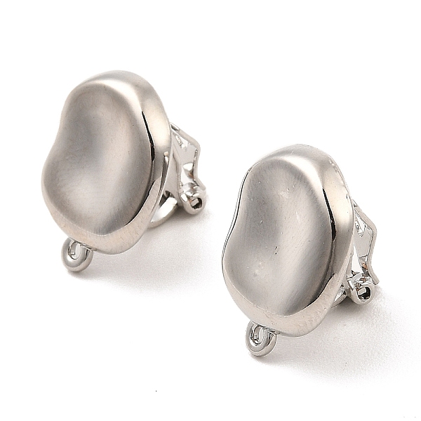 PandaHall Alloy Clip-on Earring Findings, with Horizontal Loops, for Non-pierced Ears, Twist Flat Round, Platinum, 19x15x13mm, Hole: 1.2mm...
PandaHall Alloy Clip-on Earring Findings, with Horizontal Loops, for Non-pierced Ears, Twist Flat Round, Platinum, 19x15x13mm, Hole: 1.2mm...