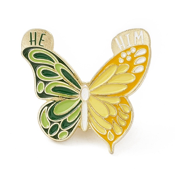 PandaHall Butterfly Enamel Pin, Gold Plated Alloy Lapel Pin Brooch for Backpack Clothes, Dark Green, 29x30x1.5mm Alloy+Enamel
PandaHall Butterfly Enamel Pin, Gold Plated Alloy Lapel Pin Brooch for Backpack Clothes, Dark Green, 29x30x1.5mm Alloy+Enamel