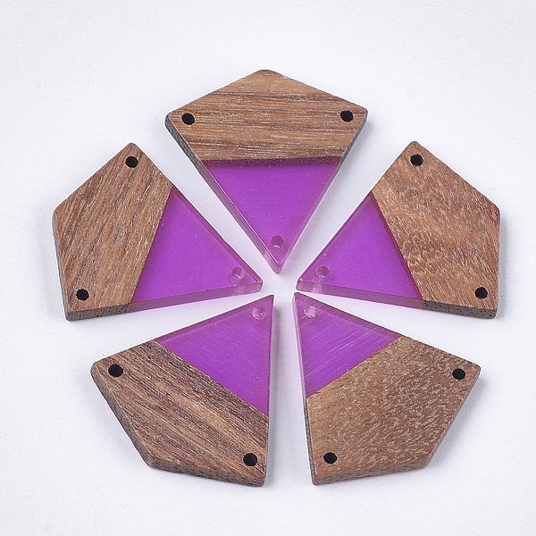 PandaHall Resin & Walnut Wood Chandelier Components Links, Cone, Medium Orchid, 28x26x3mm, Hole: 2mm Resin+Wood Cone
PandaHall Resin & Walnut Wood Chandelier Components Links, Cone, Medium Orchid, 28x26x3mm, Hole: 2mm Resin+Wood Cone