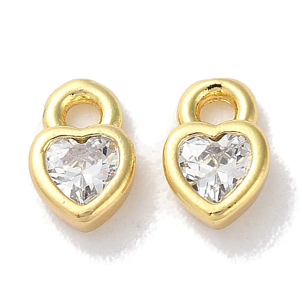 PandaHall Rack Plating Brass Micro Pave Cubic Zirconia Pendants, Long-Lasting Plated, Lead Free & Cadmium Free, Heart, Real 18K Gold Plated..., Clear
PandaHall Rack Plating Brass Micro Pave Cubic Zirconia Pendants, Long-Lasting Plated, Lead Free & Cadmium Free, Heart, Real 18K Gold Plated..., Clear