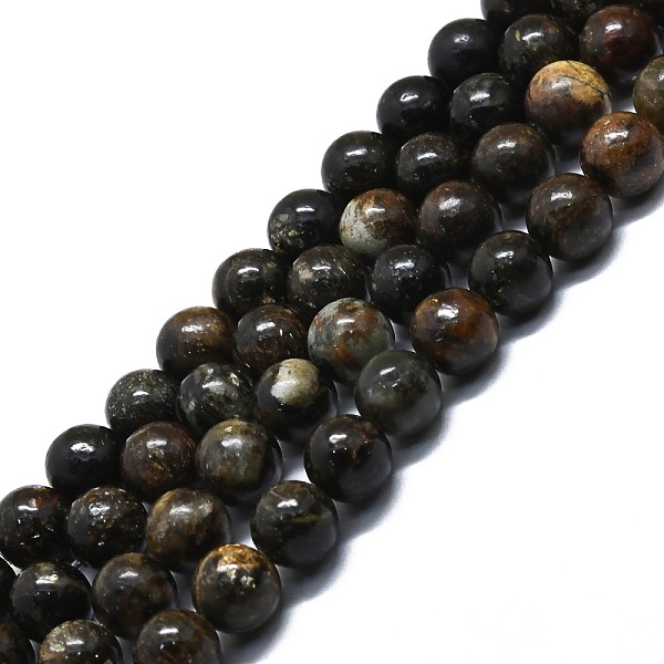 PandaHall Natural Biotite Beads Strands, Round, 8mm, Hole: 1.2mm, about 51pcs/strand, 15.75''(40cm) Biotite Round
PandaHall Natural Biotite Beads Strands, Round, 8mm, Hole: 1.2mm, about 51pcs/strand, 15.75''(40cm) Biotite Round
