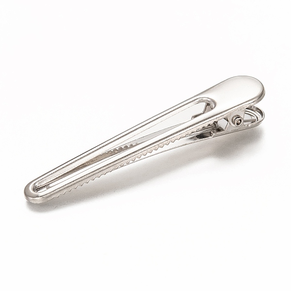 PandaHall Iron Alligator Hair Clip Findings, DIY Hair Accessories Making, Platinum, 69x14x11mm Iron
PandaHall Iron Alligator Hair Clip Findings, DIY Hair Accessories Making, Platinum, 69x14x11mm Iron