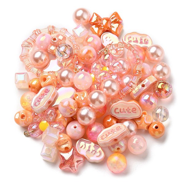 PandaHall Acrylic Beads, Mixed Shapes, Orange, 8~51x8~51x6~27.5mm, Hole: 1.8~3.8mm, about 163pcs/380.2g, 380.2g/bag Acrylic Mixed Shapes...
PandaHall Acrylic Beads, Mixed Shapes, Orange, 8~51x8~51x6~27.5mm, Hole: 1.8~3.8mm, about 163pcs/380.2g, 380.2g/bag Acrylic Mixed Shapes...